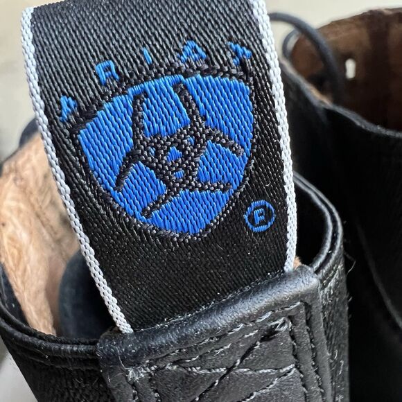 Ariat Cobalt Performer Pro Cordovan Black Leather Combat Boot Men‎ 9.5 D Lace Up main image 4